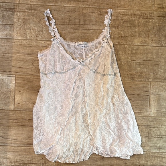 Claire Pettibone Vintage White Lace négligée. - Picture 1 of 6